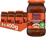 BEN’S ORIGINAL Sauce Kantonesisch Soja Pikant, 6 Gläser...