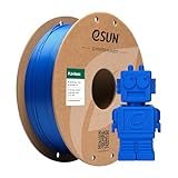 eSUN PLA Filament 1.75mm, PLA Basic 3D Drucker Filament Maßgenauigkeit +/- 0.03mm, 1KG Spule (2.2 LBS) Super Speedy PLA Filament für 3D Drucker, Blau