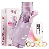 air up® Trinkflasche Twist Pro Lavender (600 ml) für Schule, Sport, Gym | inkl. 5 zuckerfreien Duft-Pods & Strohhalm | Wasserflasche in Violett mit Geschmack