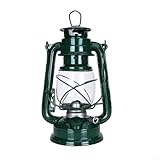 Petroleumlampe, Retro-Kerosin-Lampe, europäischer Stil, Vintage-Laterne, Öllampe, Sturmlaternen, tragbare Outdoor-Camping-Lichter für Zuhause, Garten, Camping, Zitronengras, Grün, 25 cm