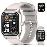 zaisia Smartwatch Damen Herren mit Telefonfunktion, 2.01' Zoll HD-Touchscreen Fitnessuhr mit Pulsuhr Schlafmonitor Schrittzähler, IP68 Wasserdicht Sportuhr, Fitness Smart Watch für Android iOS