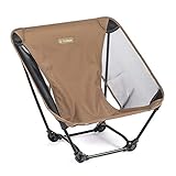 Helinox Ground Chair | Robuster, ultraleichter, Faltbarer, tragbarer Stuhl für Camping, Rucksack-, Wander- und Motorradtouren (Coyote Tan)