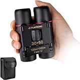 Flintronic 30x60 Kompakt Mini-Fernglas, HD Ferngläser, Leichtes Faltteleskop für Erwachsene und Kinder, für die Jagd, Besichtigung, Vogelbeobachtung, Wandern, Anschauen von Fußballspielen