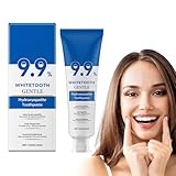 GNHG Hydroxylapatit Zahnpasta Zur Reparatur Zahnschmelzes Und Stärkung Zähne,Zahnpasta Hydroxylapatit,Nano Hydroxylapatits Remineralisierung,Sanft Aufhellende Zahncremes Für Empfindliche Zähne