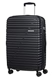 American Tourister Aero Racer Spinner 68 Expandable - 3.6 Kg Koffer, 68 cm, 75.5 Liter, Jet Black