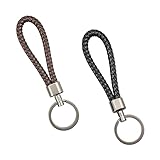 Suaywo 2 Stück Leder Schlüsselanhänger für Auto,...
