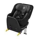 Maxi-Cosi Mica, 360° drehbarer i-Size Kindersitz inkl. ISOFIX Basis, Gruppe 0+/1 Autositz (bis ca. 105 cm / 18 kg), G-CELL Seitenschutz, nutzbar ab der Geburt bis ca. 4 Jahre, Authentic Black