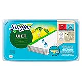 Swiffer Bodenwischer Feuchte Bodentücher Nachfüllpackung mit frischem Zitrusduft, Weiß, 12 stück