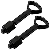 Enhon 2 Stück Ersatzkupplungsstift für Big Bobby Car Classic, Anhängerkupplungsstift, Zubehör Für Kinderfahrzeuge, Hochwertiger Kunststoff,Schwarz