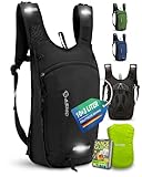 SASMO® Fahrradrucksack 10+3l mit Thermofach & Helmnetz | MTB Rucksack | Fahrrad Rucksack - inkl. Regenschutz | Trinkrucksack Fahrrad für Herren & Damen