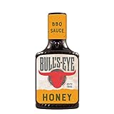 Bull's-Eye Honey BBQ Sauce – Rauchig-süße Honig-Barbeque-Sauce in der Squeezeflasche – 6 x 300 ml