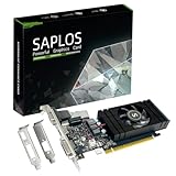 SAPLOS GTX 750 Ti Grafikkarte 4GB 128-bit, HDMI, VGA, DVI, Low Profile Grafikkarten PC, Computer GPU, Low Power, PCI Express x16, DirectX 12