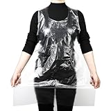 Hariendny 100 Stück Einwegschürze Transparente Kunststoff...
