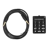 Garosa Externe Funktastatur, Amateurfunkzubehör mit Sprachspeicher, Wettbewerbsspeicher, Cursortaste