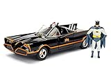 Jada Toys 253215001 Batman 1966 Classic Batmobil, Auto, Spielzeugauto aus Die-cast, öffnende Türen, Schwarz, Einheitsgröße