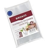 BROWIN® Plastiktüten zum Schinkenkochtopf 313215 | Praktische und hochwertige Folienbeutel für den Schinkenkocher | 1,5 kg Kapazität - Set mit 20 Stück | Einwegbeutel für müheloses Schinkenkochen