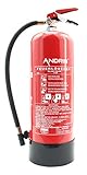 Orig. ANDRIS® Qualitäts-Feuerlöscher 9kg ABC Pulverlöscher DER LEISTUNGSSTARKE 15LE, EN 3 inkl. Wandhalterung & ANDRIS® Prüfnachweis mit Jahresmarke