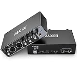 USB Audio Interface, EBXYA 24-Bit/192 kHz USB Soundkarte für Mac, PC, Phone, Mit MIC/XLR/Line Eingängen, High Fidelity XENYX Mic Preamps für Recording, Streaming und Podcasting