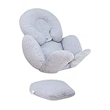 JYOKO KIDS Sitzverkleinerer Antiallergikum Universal Baby 100% Baumwolle (Grey Stone, 3 Teile)