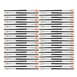 AKOOSY 100 Stück applikationsschwamm Pinsel Acrylmalwerkzeuge malschwamm Sponge Brush Painting Paint Sponge applicator Schwammbürsten zum Basteln