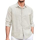 Générique Herrenhemd, weicher Knopf, Humor Sommer, Henley, große Größen, lange Ärmel, T-Shirt, Herren, einfarbig, Sport, Baumwolle, lässig, modisch, Alltag, atmungsaktiv, kaki, XXL