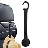 Cowboyhuthalter für LKW – Magnetclip aus PU-Leder, robuste Kopfstützenhalterung für Mützentaschen, robuster Organizer für SUVs und Wohnmobile | Rücksitz-Zubehör