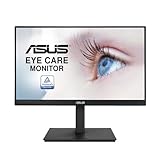 ASUS Eye Care VA229QSB - 21,5 Zoll Full HD Monitor - Rahmenlos, ergonomisch, Flicker-Free, Blaulichtfilter, FreeSync - 75 Hz, 16:9 IPS Panel, 1920x1080 - DisplayPort, HDMI, D-Sub, USB Hub