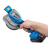 HOARLICN Fliesenrüttler, Fliesenverlegemaschine Wiederaufladbare Fliesenvibrator Akku Fliesen Vibrationsgerät Handheld Auto Leveling Fliesenleger Mit 21v Ladegerät&akku 2 Batterien