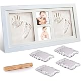 Baby Handabdruck und Fußabdruck,McNory Baby Holz...