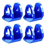 Für Arrma Für Granite Für Grom 1/18 RC Auto Monster Truck Upgrade Teile Zubehör Aluminium Legierung Schock Suspension Guards RC Upgrades Modelle(Blue)