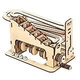 Graplan 3D Puzzle Holz Murmelbahn Holzpuzzle Mechanische Kugelbahn Trackball Modell Bausatz, Holzbausatz Kinder, Holzbauset zum Geschenk für Kinder und Erwachsene