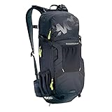 EVOC FR ENDURO BLACKLINE 16L Protektor Rucksack, Backpack für Bike-Touren & Trails (Fahrradrucksack, LITESHIELD BACK PROTECTOR & AIR SYSTEM Technologie, Größe M/L)