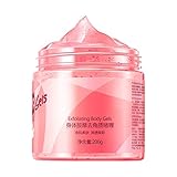 Körpermassage-Peeling-Gel spendet dem ganzen Körper sanft Feuchtigkeit und reinigt gründlich abgestorbene Haut Scrub 200g Bodylotion Bio (Pink, One Size)