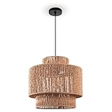 Paco Home Pendelleuchte Esstisch Papier Boho Hängelampe...