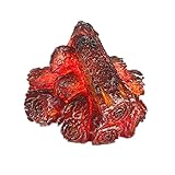 Brennende Holzkohle-LED-Lampe, künstlicher LED-Kamin, realistische Holzscheite, leuchtende Flamme, flammenloses Kaminlicht für Zuhause, Innenräume, Wohnzimmer-Dekor…