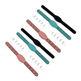 Yardenfun 8 Stück Maskenband Extender Teilig Verstellbare Silikon Ohrhaken Druck Leichte Maskenhalterung für Damen und Herren Wiederverwendbar und Hautfreundlich