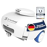 KRONFELD Poolroboter Akku inkl. einzigartigem Feinstaubfilter - 90 min. leistungsstarke Reinigung - Poolreiniger für jeden Pool - Poolroboter mit Akku - NEU Roby 2.0