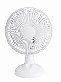 Salco Tischventilator STV-160, Table-Fan, Air-Cooler, Lüfter, 15 Watt, weiß, kompakt, ⌀15cm, 2 Geschwindigkeitsstufen, 3 Flügel, Abkühlung garantiert! Ideal für´s Office!
