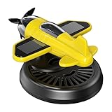 Auto Duftdiffusor – Solar Flugzeug Aromatherapie Ornament | Langanhaltender Auto Lufterfrischer | Rotierender Solar Parfum Diffusor Für Fahrzeug Innenraum Dekoration | Limousine LKW Anhänger