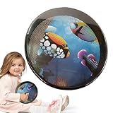 Wave Sound Drum | Kinder Percussion Instrument Drum - Smooth Comfort Sound Handheld Drum Eingebaute Metallperlen für Zuhause