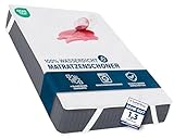 Utopia Bedding Matratzenschoner 180 x 200 cm Wasserdicht, Mit Elastisch Eckbändern, Oeko-TEX Zertifiziert Matratzenauflage Atmungsaktive, Matratzenschutz Weiß