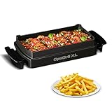 Tefal XA7278 OptiGrill+ XL Backschale, geeignet für alle OptiGrill+ XL Modelle, 2 Liter Fassungsvermögen, antihaftbeschichtete Aludruckguss-Form, Portionen 4 bis 6, Schwarz