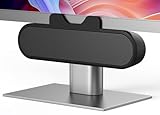 INGA USB-Lautsprecher für Computer-Monitor und Laptop, Clip-On Desktop-Soundbar, USB-C zu USB PC-Lautsprecher für Desktop, Laptop und Mac (Schwarz)