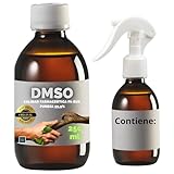 DMSO Dimethylsulfoxid 99,99 % Reinheit (250 ml) + Flasche (125 ml) + Diffusor + Messbecher | Bernsteinflaschen (UVA-Schutz) und pharmazeutische Qualität | Sicherheitsschutz