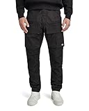 G-STAR RAW Herren 3D Regular Tapered Cargohose, Schwarz (dk black D23636-D384-6484), 33W / 32L