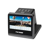 ASHATA Digital Film Dia Scanner, Konvertiert Negative in Digitale 22MP JPEG Fotos, Kompatibel mit 35/126/110/135/126/110/50 Mm für Super 8 mit 5 Zoll LCD Bildschirm