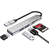 SD Kartenleser, Frotox 5 in 1 USB Adapter mit SD/Micro SD Kartenlesegerät, 1 USB 3.0, 2 USB 2.0, Multiport USB SD Card Reader für SD, MMC, Micro SD, TF, SDXC, SDHC, Micro SDHC, Micro SDXC usw