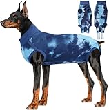 LIANZIMAU Hundebody Nach Op Kastration Rüde Body für Hunde Nach Op Body Hund Hündin Hunde-Einteiler Wundschutzanzüge für Hunde Chirugenanzug Pet Shirts XL