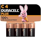 Duracell Plus C Batterien, LR14, 4 Stück, Duracell...