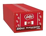 Lotus Biscoff Karamellgebäck mit Schokolade, 200 x 1 Stück, 1er Pack (1 x 1.470 g)